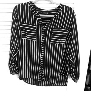 Stripped Button up Shirt